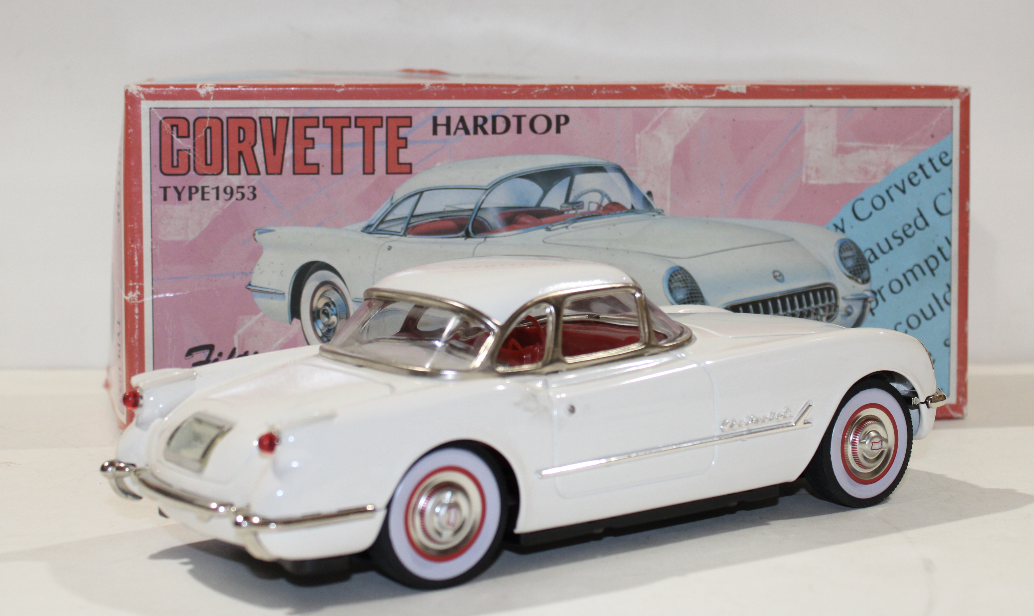 CORVETTE HARDTOP WHITE FIFTIES 1/18