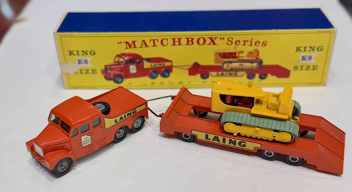 TRACTOR AND TRANSPORTER MATCHBOX 1/43