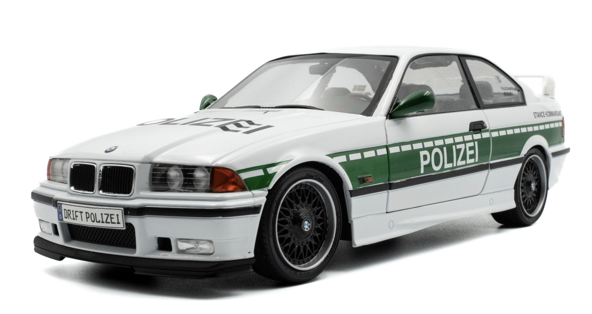 BMW E36 M3 COUPE SOLIDO WORKS DRIFT POLIZEI – 1991 SOLIDO 1/18