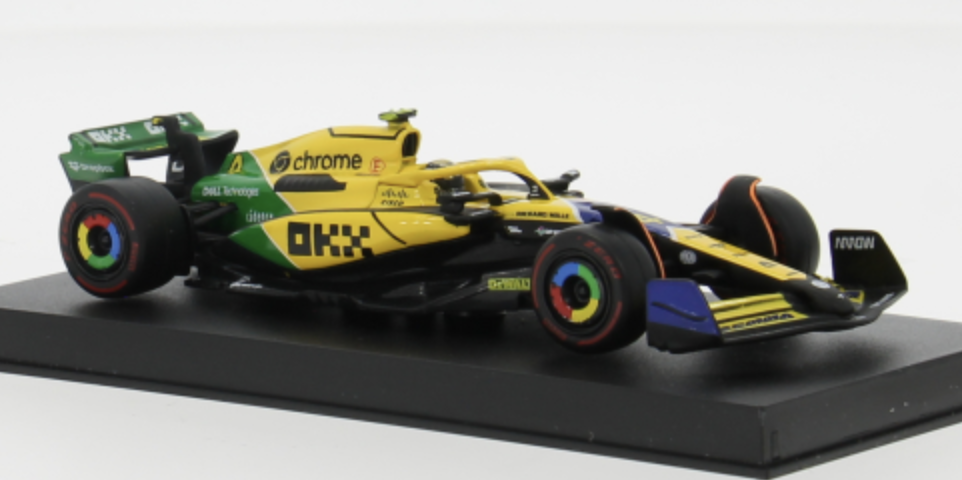 MCLAREN F1 TEAM MCL38 VERT #4 1/43 BURAGO