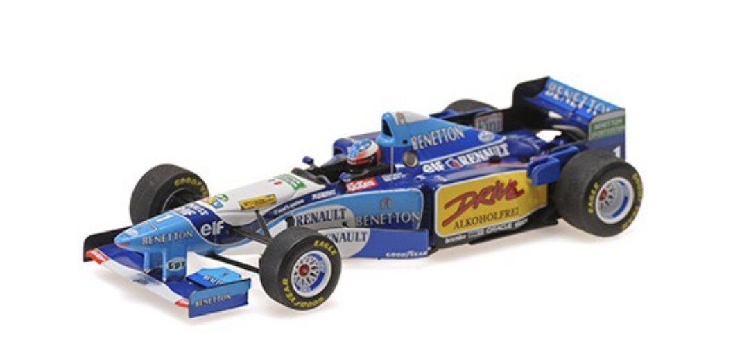 BENETTON RENAULT B195 M.SCHUMACHER WINNER FRENCH GP 1995 MINICHAMPS 1/43