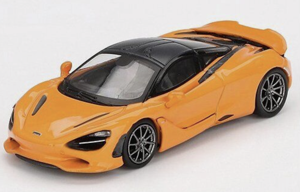 MCLAREN 750S ORANGE MINI GT 1/64