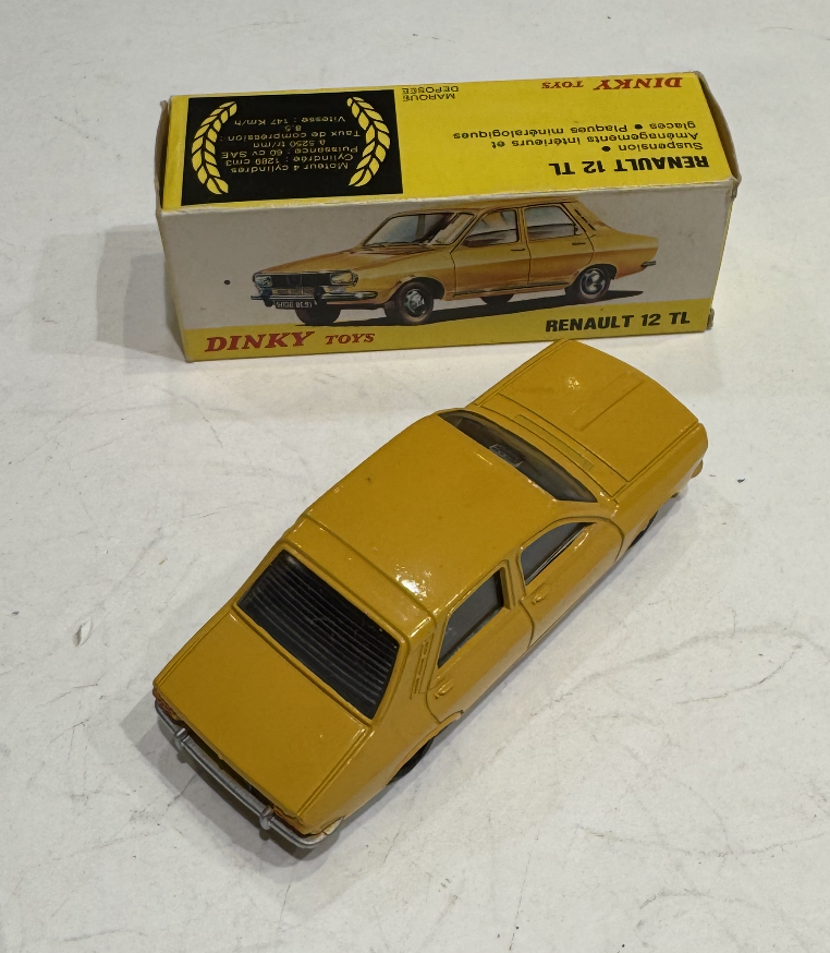 RENAULT 12 TL JAUNE DINKY TOYS 1/43