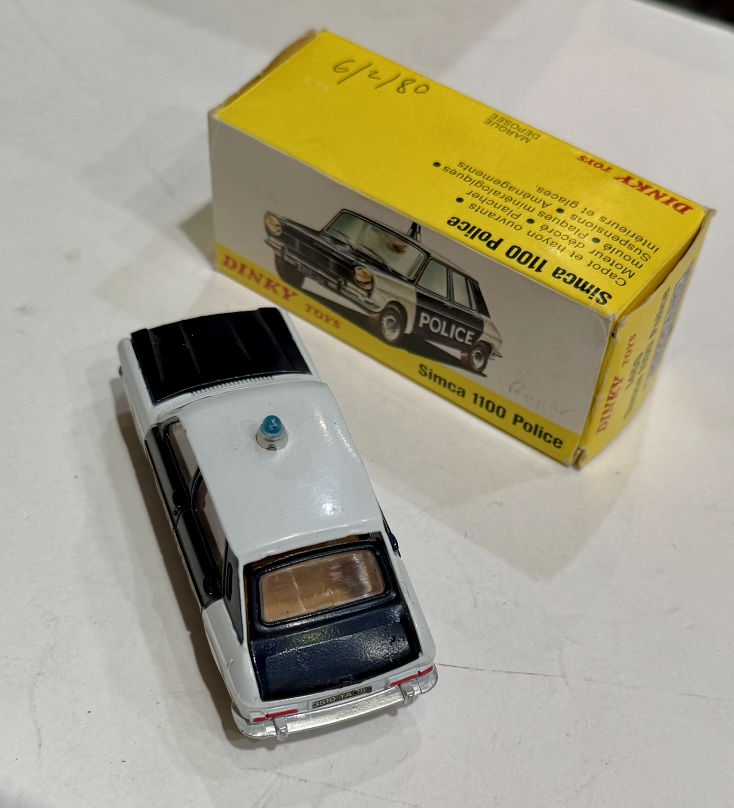 SIMCA 1100 POLICE DINKY TOYS 1/43°