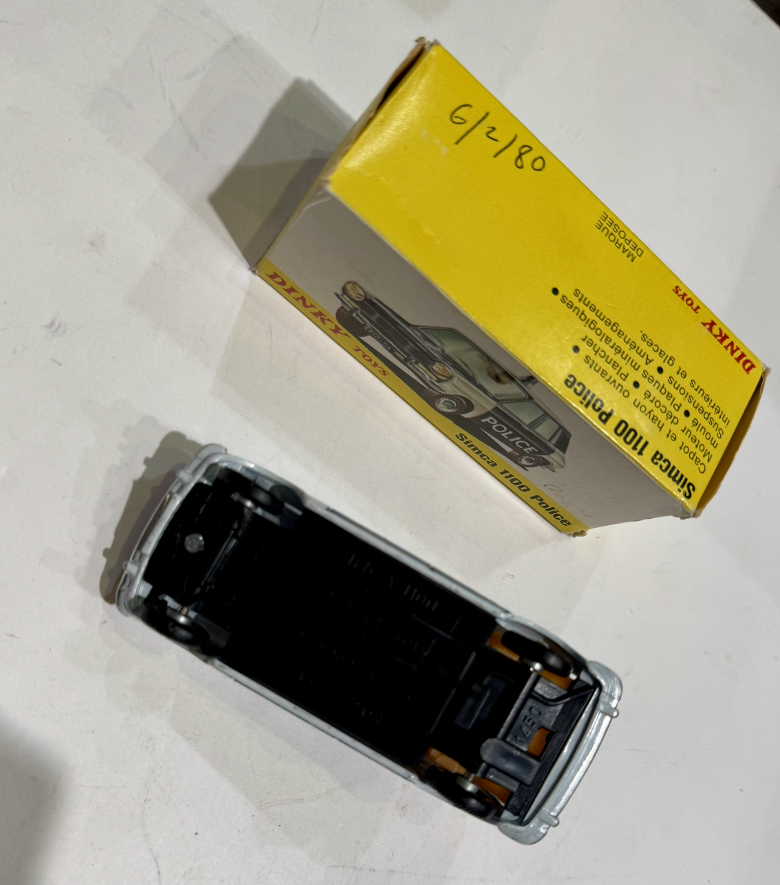 SIMCA 1100 POLICE DINKY TOYS 1/43°