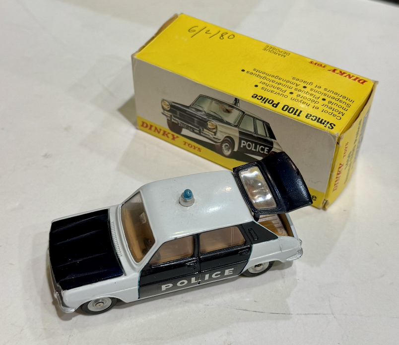 SIMCA 1100 POLICE DINKY TOYS 1/43°