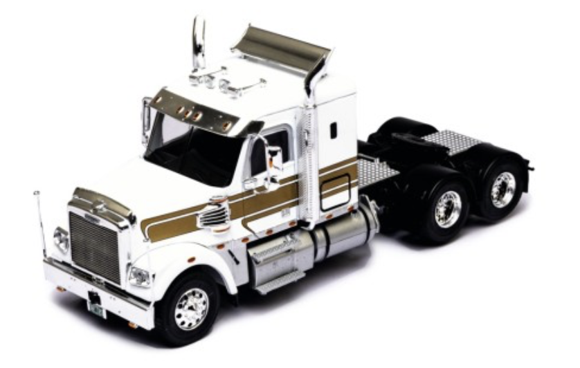 FREIGHTLINER CORONADO 2012 WHITE AND GOLD  1/43 IXO