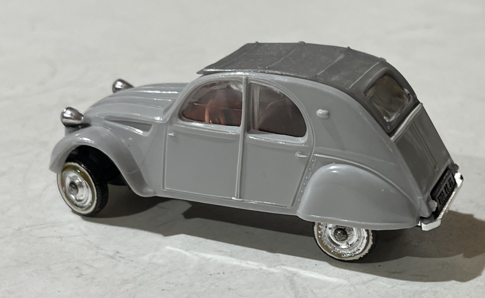 CITROEN 2CV LUXE GRISE NOREV 1/43°
