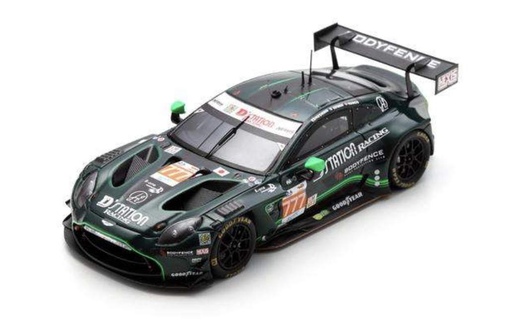 ASTON MARTIN VANTAGE AMR GT3 NO.777 D'STATION RACING LE MANS 24H 2024 SPARK 1/43