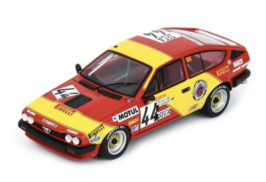 ALFA ROMEO GTV 6 NO.44 24H SPA 1984 A. BIGLIAZZI - P. OBERNDORFER - T. PALMA SAPRK 1/43