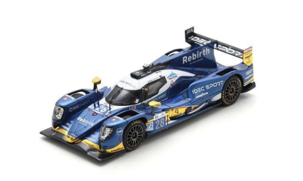 ORECA 07 - GIBSON NO.28 IDEC SPORT 3RD LMP2 CLASS LE MANS 24H 2024 P. LAFARGUE - J. VAN UITERT - R. DE GERUS SPARK 1/43