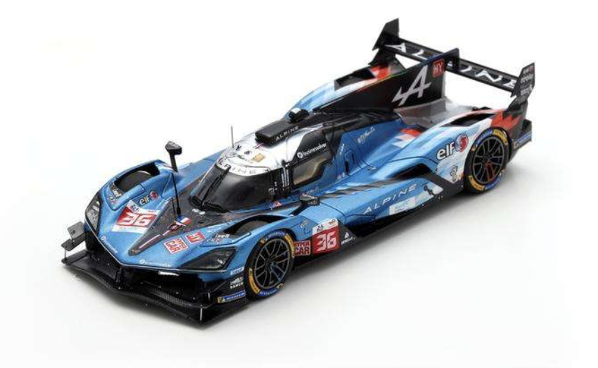 ALPINE A424 NO.36 ALPINE ENDURANCE TEAM LE MANS 24H 2024 N. LAPIERRE - M. VAXIVIÈRE - M. SCHUMACHER SPARK 1/43