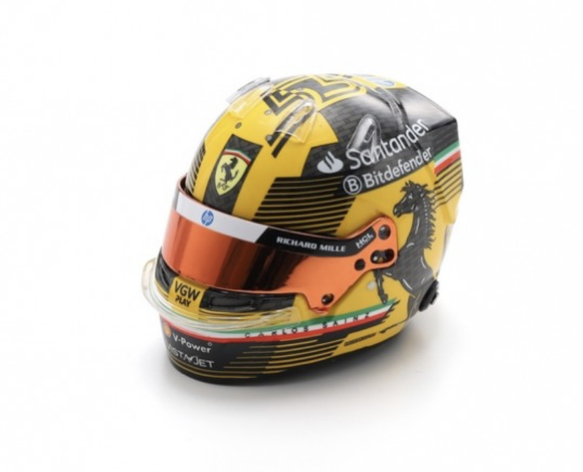 CASQUE Carlos Sainz GP Monza 2024 1/5 LOOKSMART