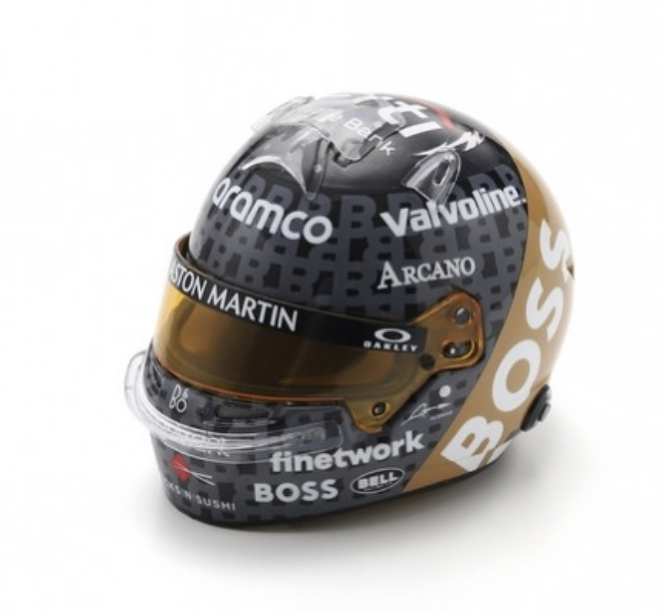 CASQUE Carlos Sainz GP Monza 2024 1/5 LOOKSMART