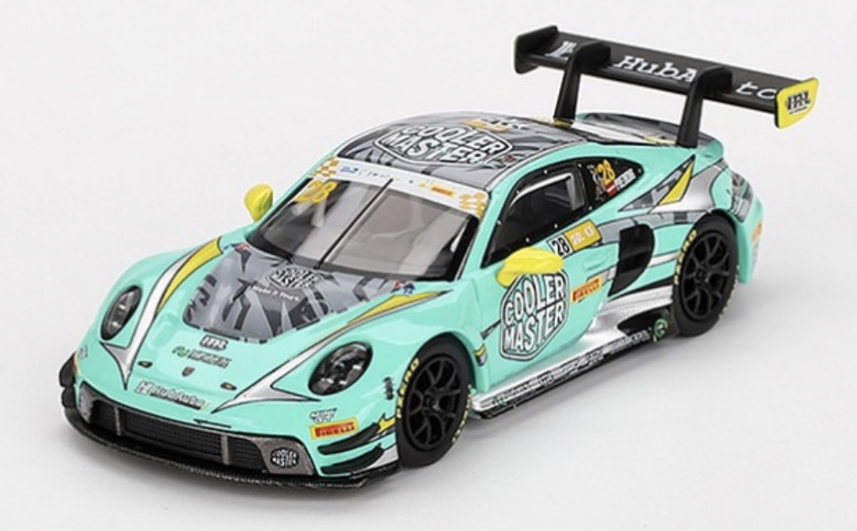 PORSCHE 911 (992) GT3 R N°28 Hubauto Racing Macau Grand Prix 2023 T. Preining 1/64 MINI GT