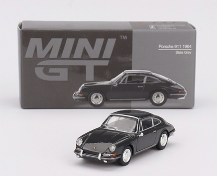 PORSCHE 911 (901) Slate Grey 1964 LHD 1/64 MINI GT