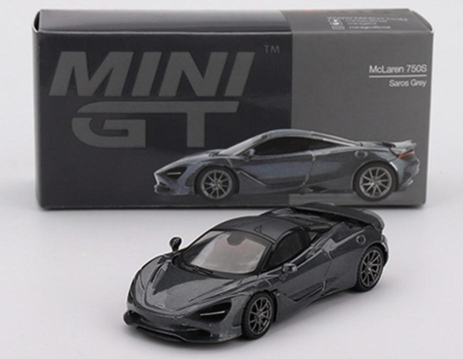 MCLAREN 750S Saros Grey 2024 1/64 MINI GT