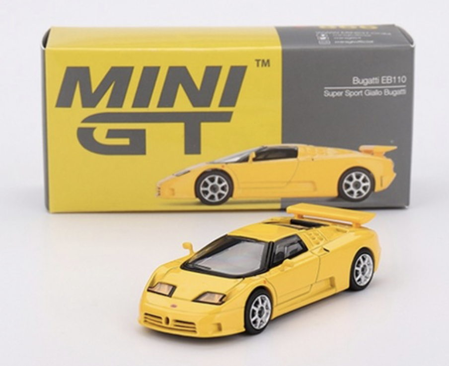BUGATTI EB110 Super Sport Giallo Bugatti 1995 (1/64) MINI GT