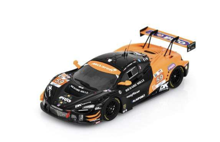 MCLAREN 720S GT3 EVO NO.59 UNITED AUTOSPORTS LE MANS 24H 2024 G. SAUCY - J. COTTINGHAM - N. COSTA SPARK 1/43