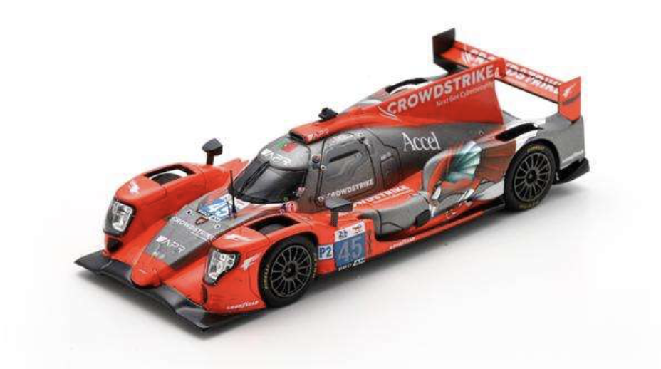 ORECA 07 - GIBSON NO.45 CROWDSTRIKE RACING BY APR LE MANS 24H 2024 G. KURTZ - C. BRAUN - N. CATSBURG SPARK 1/43