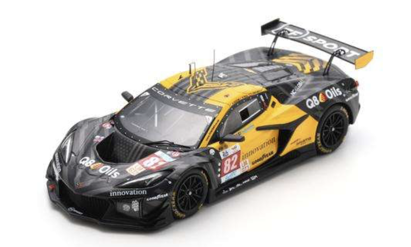 CORVETTE Z06 GT3.R NO.82 TF SPORT LE MANS 24H 2024 D. JUNCADELLA - H. KOIZUMI - S. BAUD SPARK 1/43