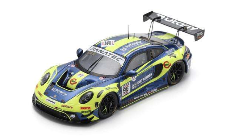 PORSCHE 911 GT3 R (992) NO.96 RUTRONIK RACING 9TH 24H SPA 2024 J. ANDLAUER – S. MÜLLER – P. NIEDERHAUSER SPARK 1/43