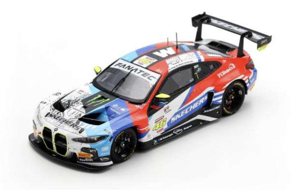 BMW M4 GT3 NO.46 TEAM WRT 24H SPA 2024 R. MARCIELLO – M. MARTIN – V. ROSSI SPARK 1/43