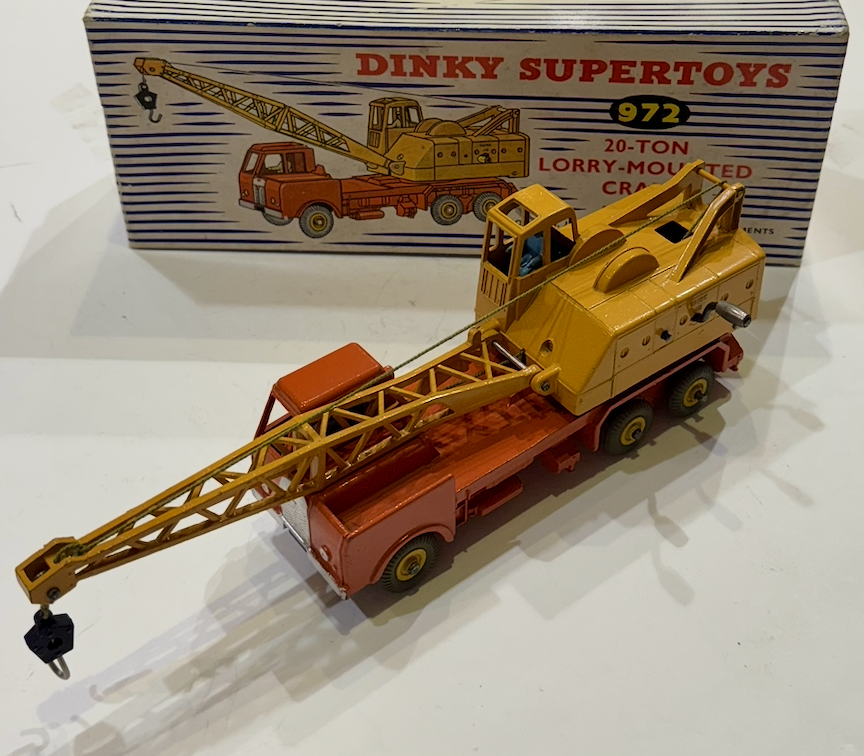 20 TON LORRY - MOUNTED CRANE "COLES" DINKY TOYS 1/43