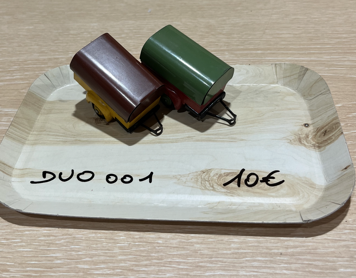 DUO REMORQUE BACHEE DINKY TOYS