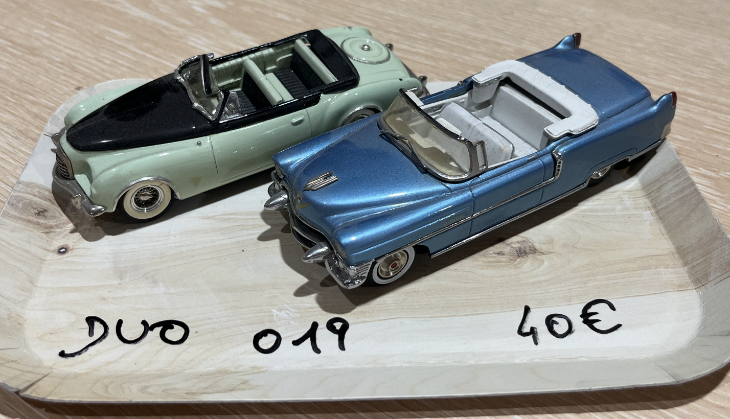 DUO CLASSIC VOITURE AMERICAN 1/43