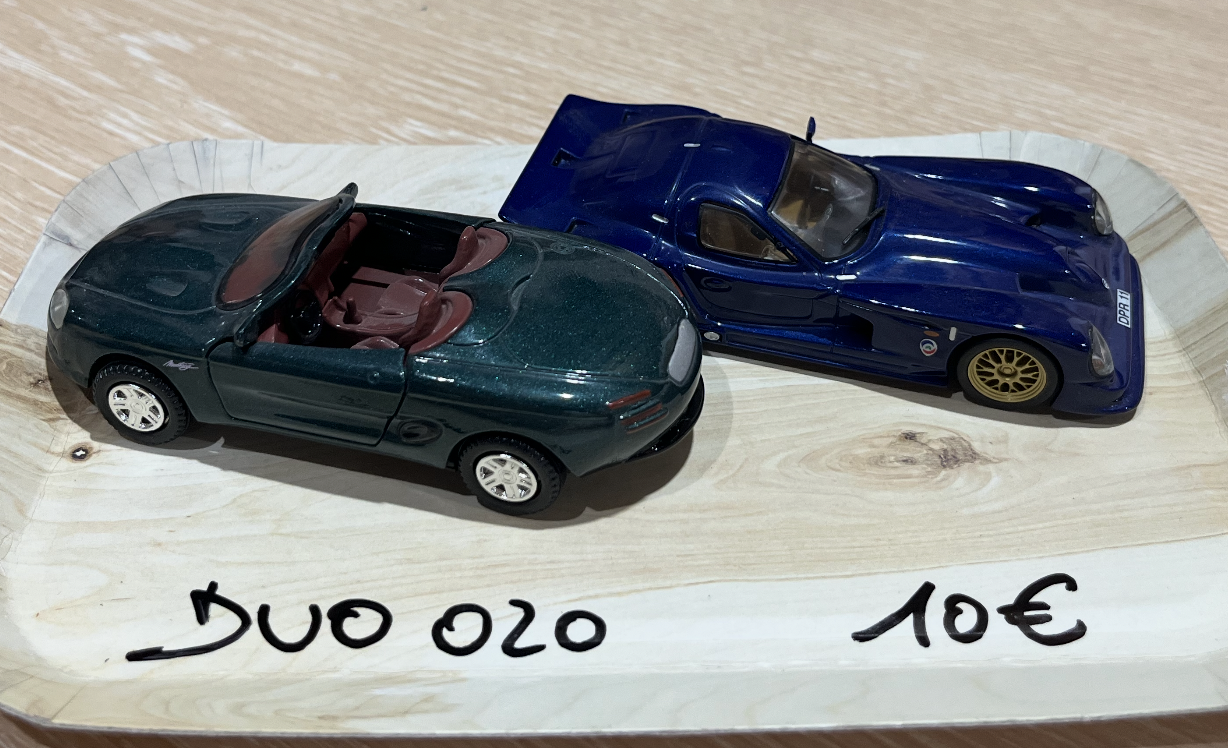 DUO VOITURE SPORT AMERICAN 1/43