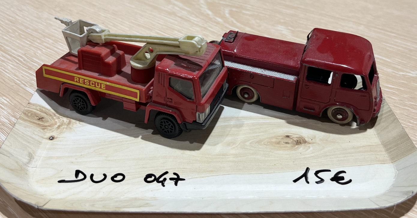 DUO CAMION POMPIER