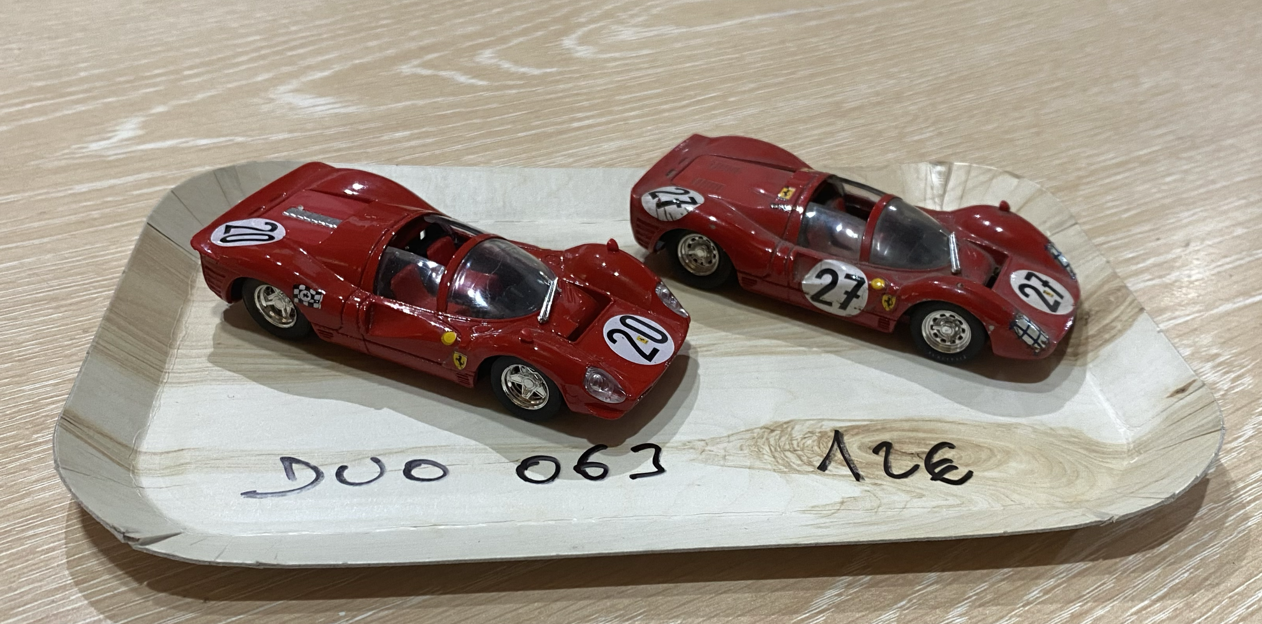 DUO FERRARI P4 BRUMM 1/43