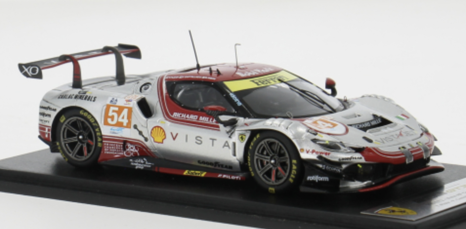 FERRARI 296 GT3 N°54 Vista AF Corse 24H Le Mans 2024 T. Flohr - F. Castellacci - D. Rigon 1/43 LOOKSMART
