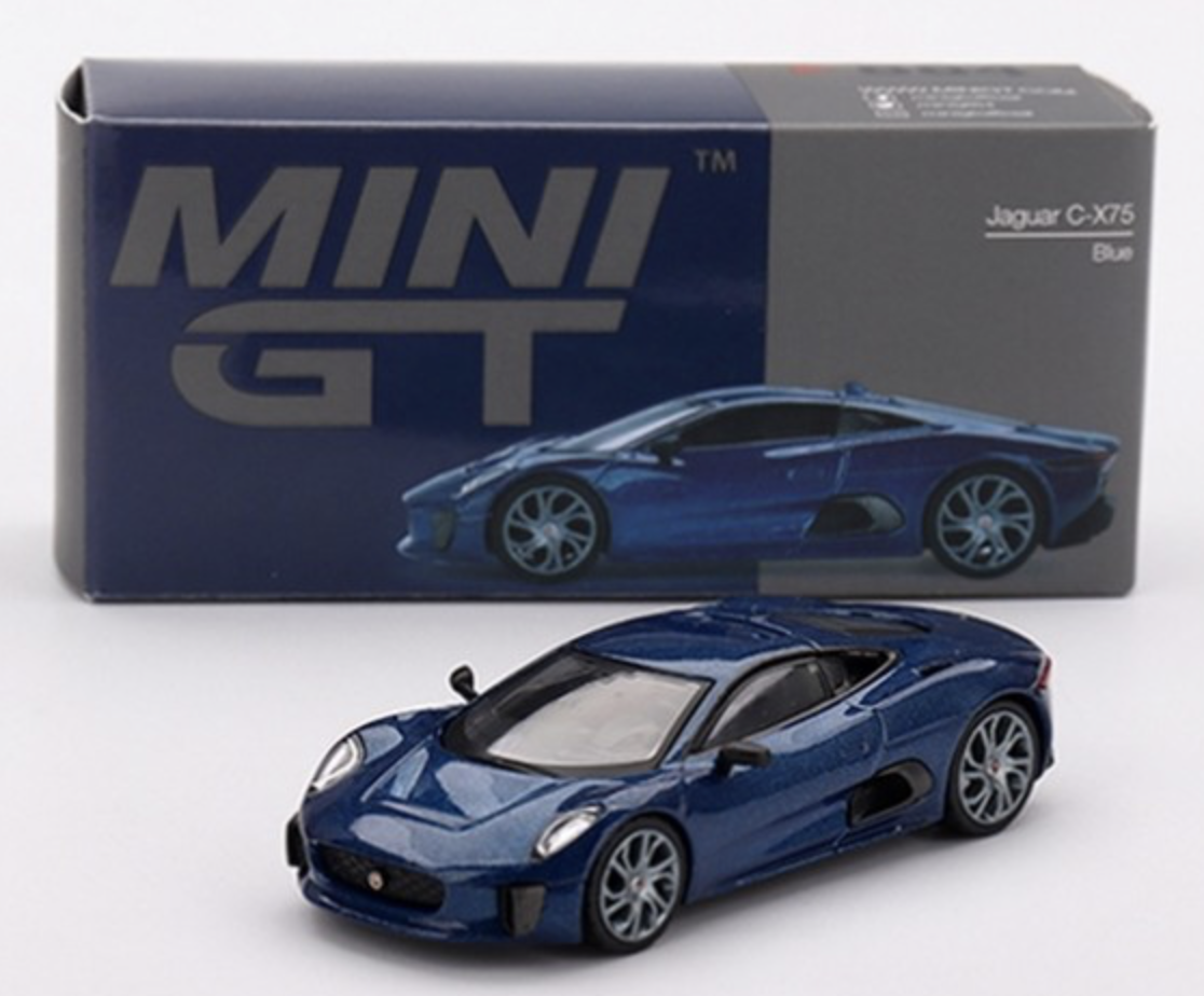 JAGUAR C-X75 Blue 2024 1/64 MINI GT