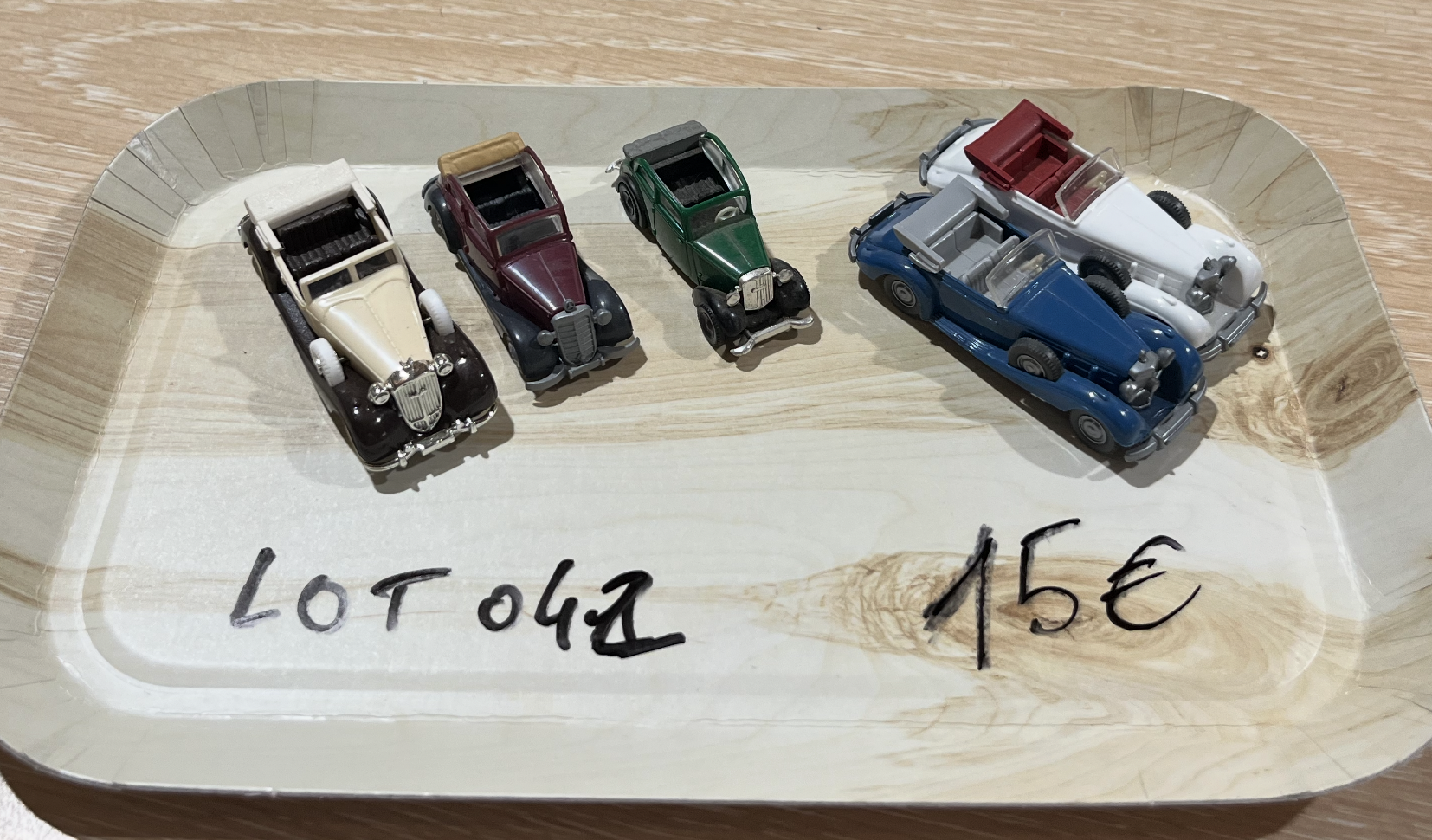 LOT MERCEDES 1930 1/87