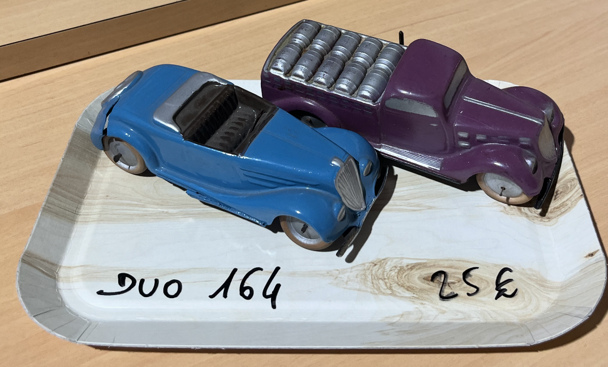 DUO JOUET PLASTIQUE 1/43