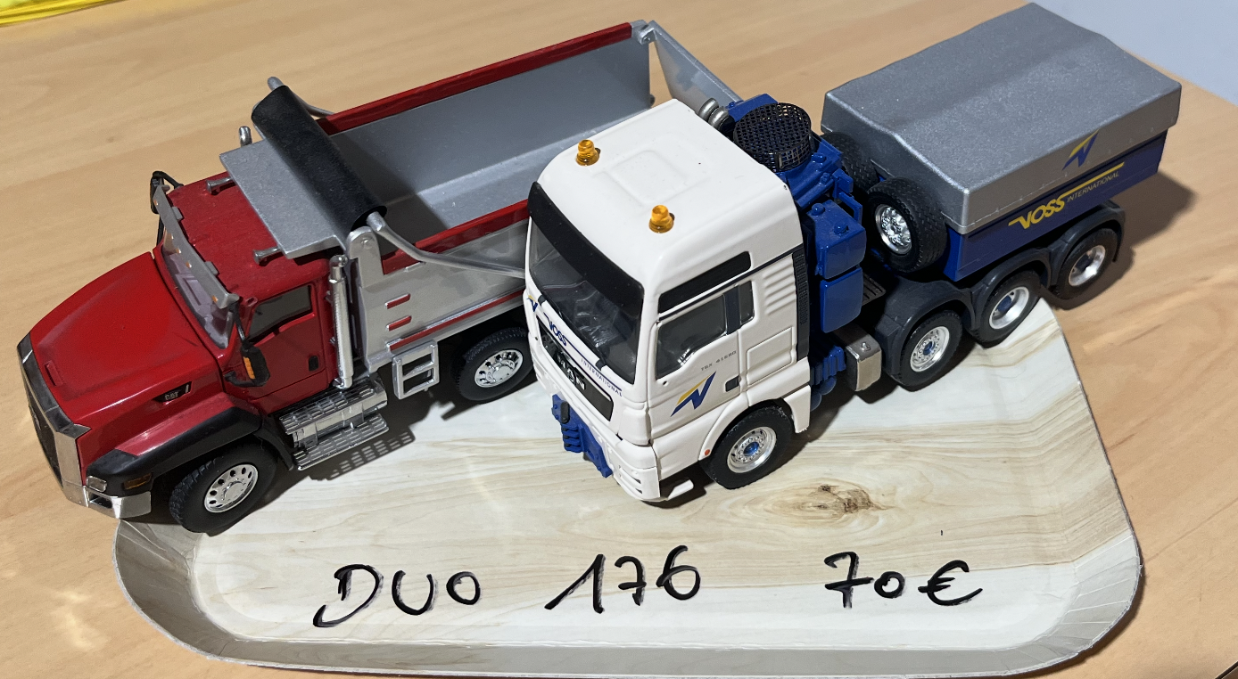 DUO CAMION TRAVAUX PUBLIC 1/50