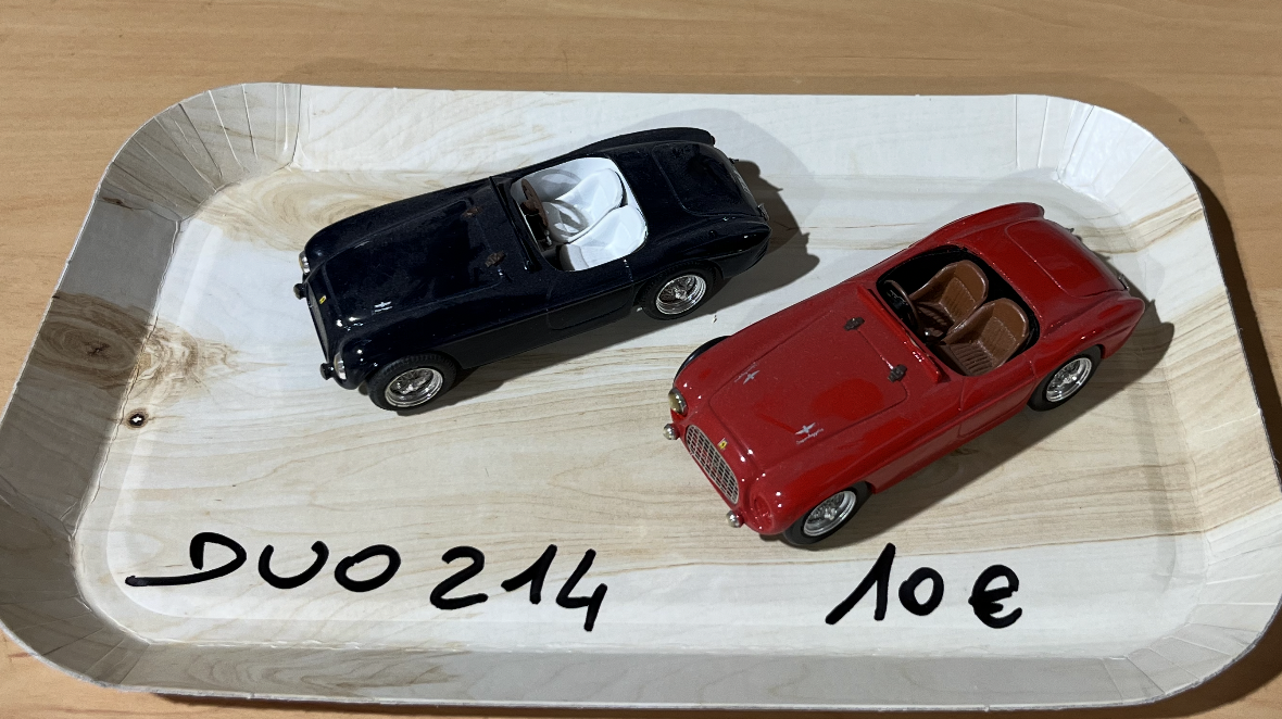 DUO FERRARI 1950 TOP MODEL 1/43