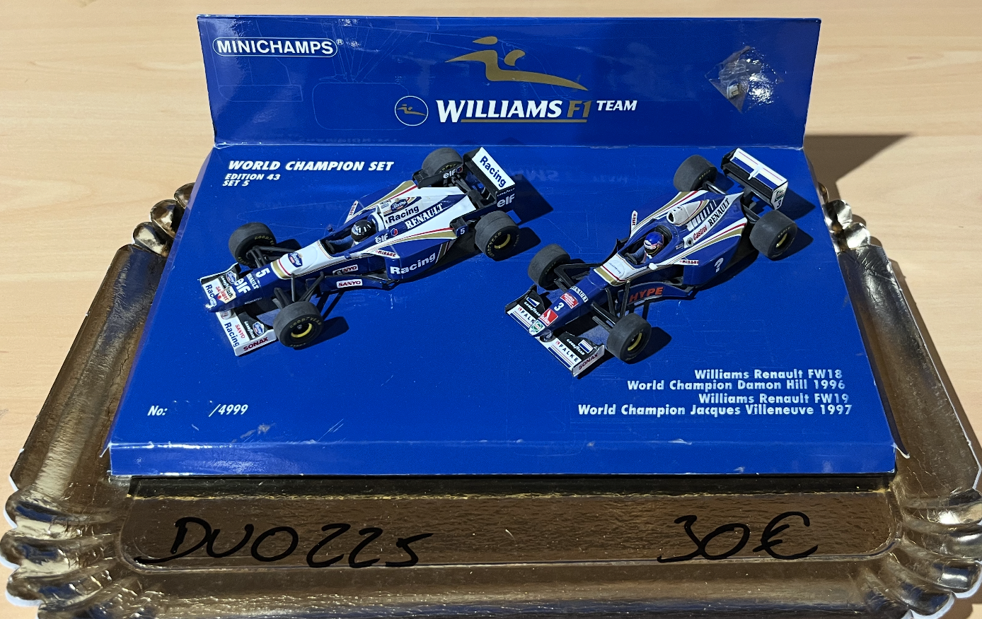 DUO F1 WILLIAMS MINICHAMPS 1/43
