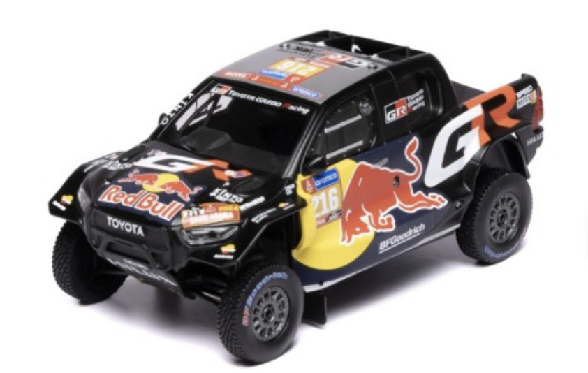 TOYOTA GR DKR HILUX EVO T1U (2024) #216 S.QUINTERO - D.ZENZ RALLY DAKAR 2024 IXO 1/43
