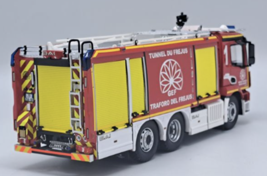 MERCEDES BENZ ANTOS BAI "TUNNEL DE FREJUS FRANCE/ITALIE" 1/43 ALERTE
