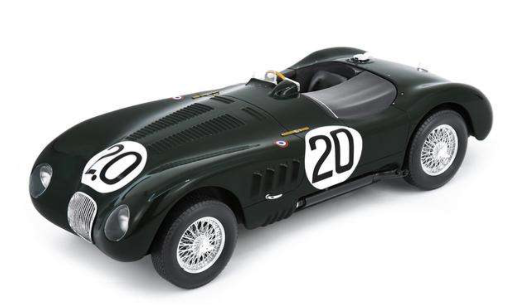 JAGUAR XK 120 C NO.20 WINNER LE MANS 24H 1951 P. WALKER – P. WHITEHEAD 1/18 SPARK