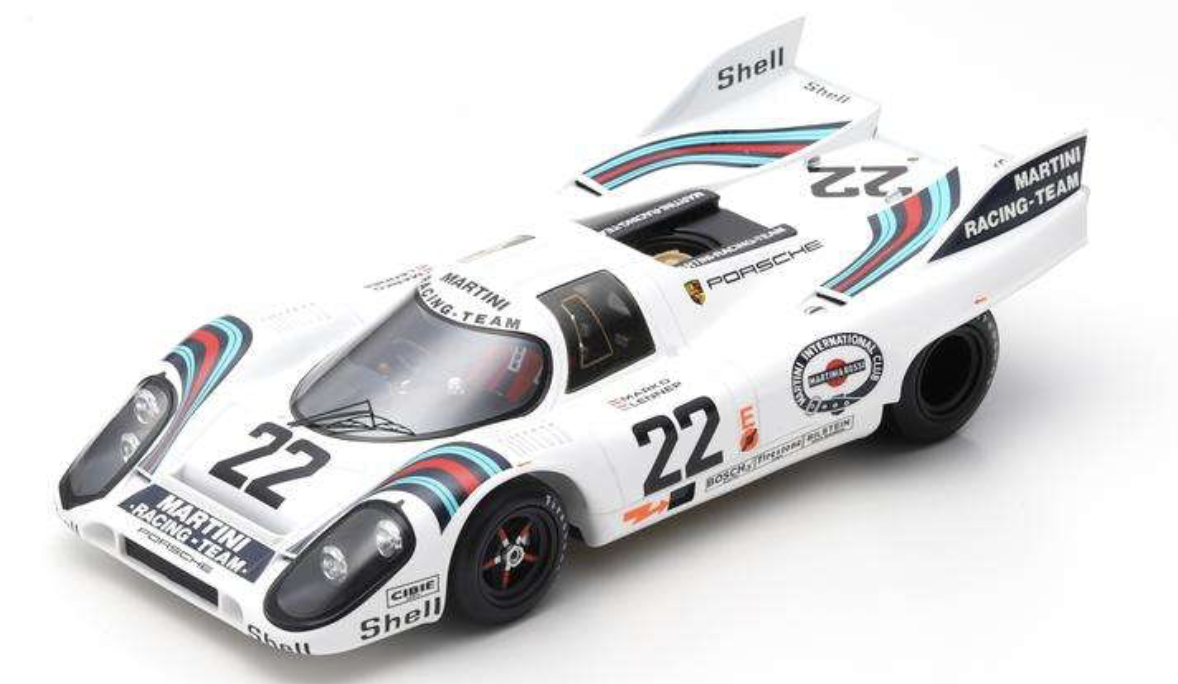 PORSCHE 917 K NO.22 WINNER 24H LE MANS 1971 H. MARKO - G. VAN LENNEP 1/18 SPARK