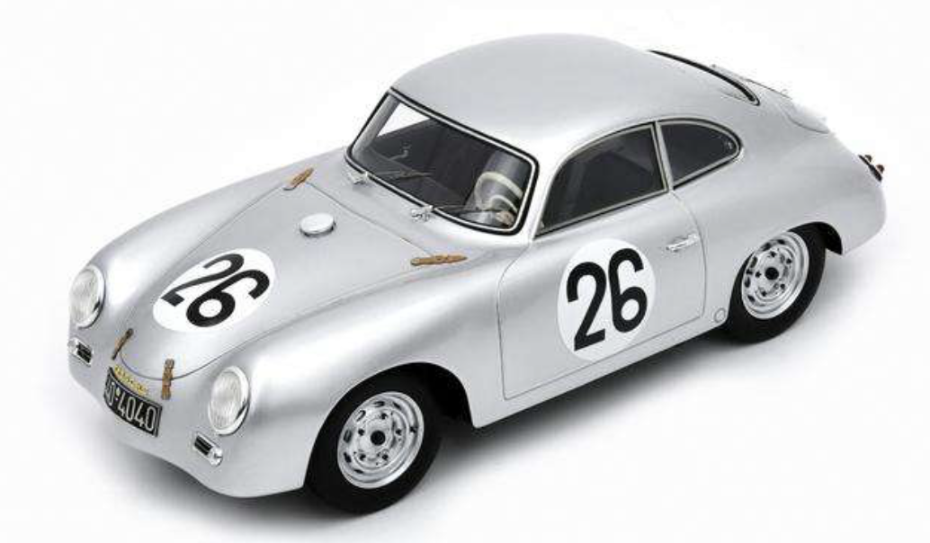 PORSCHE 356 NO.26 24H LE MANS 1956 M. NATHAN - H. GLÖCKLER 1/18 SPARK