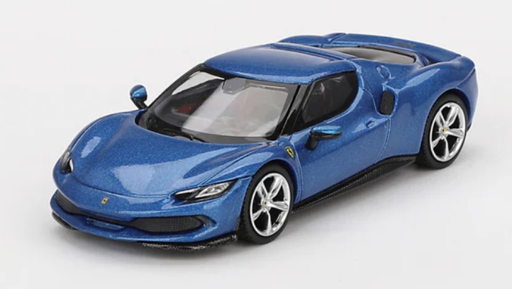 FERRARI 296 GTB BLU CORSA 1/64 BBR