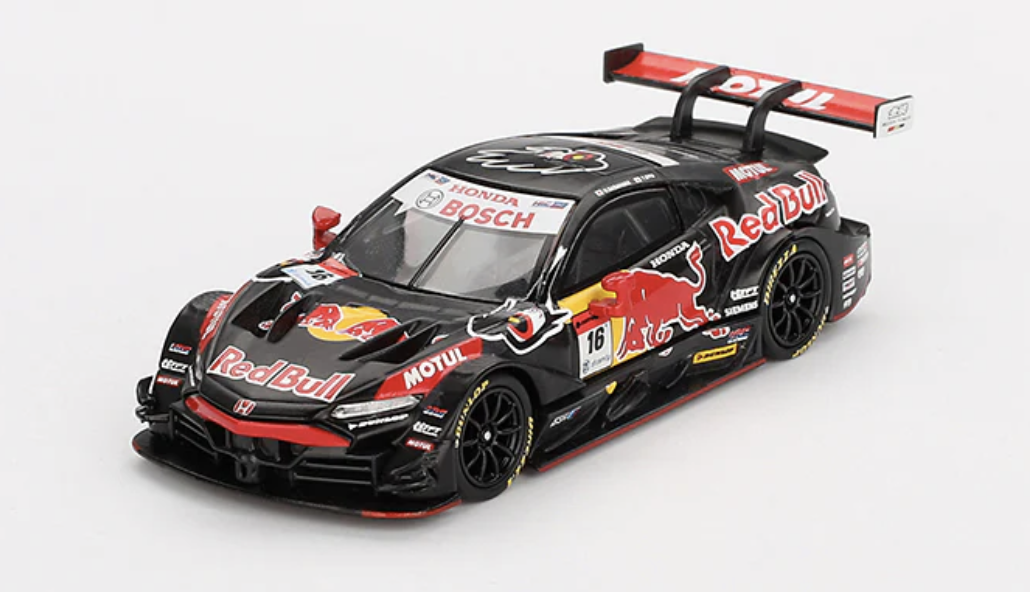 HONDA NSX-GT "TYPE S" GT500 #16 "RED BULL MOTUL MUGEN NSX-GT" TEAM RED BULL MUGEN 2022 SUPER GT SERIES 1/64 MINI GT