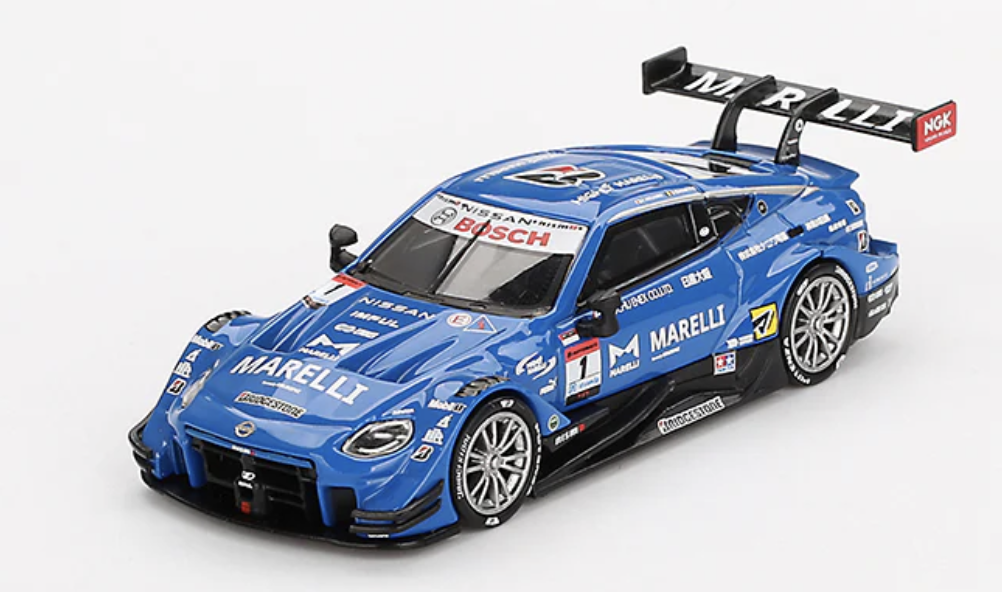 NISSAN Z GT500 #1 "MARELLI IMPUL Z" TEAM IMPUL 2023 SUPER GT SERIES 1/64 MINI GT