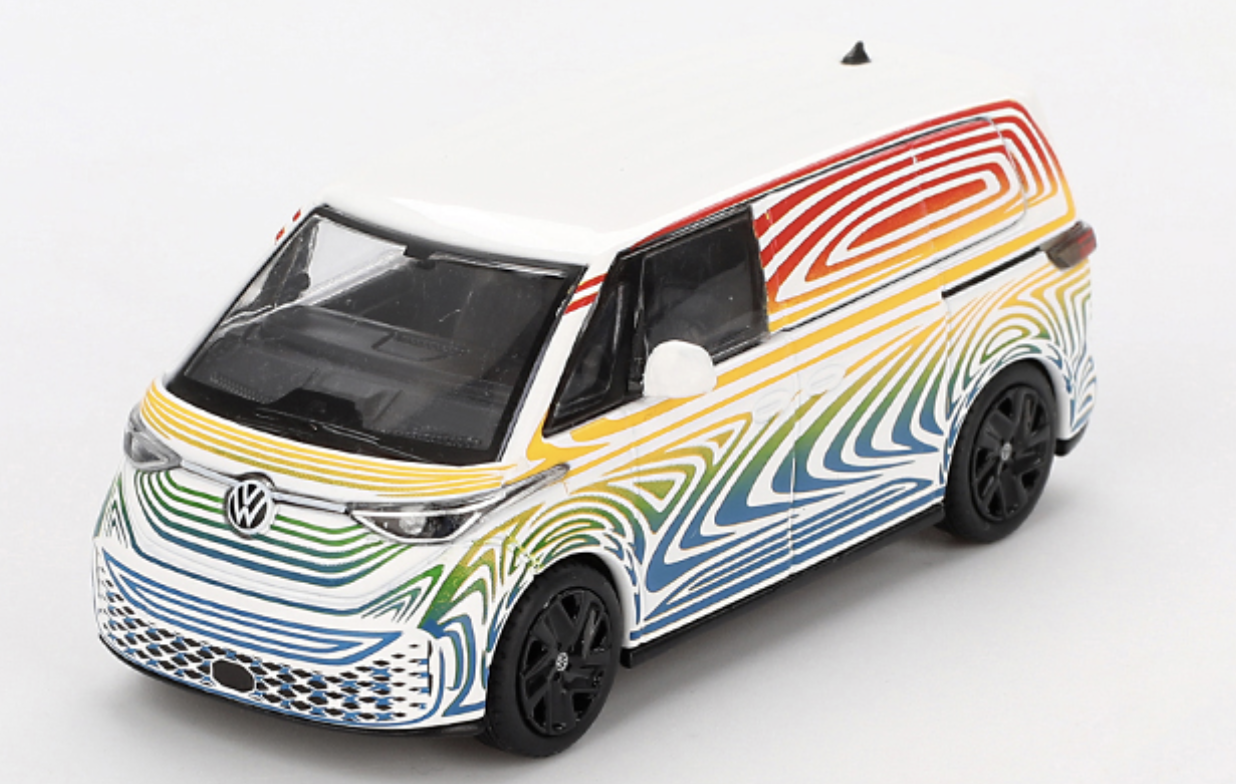 Volkswagen ID. Buzz Prototype "Rainbow" 1/64 MINI GT