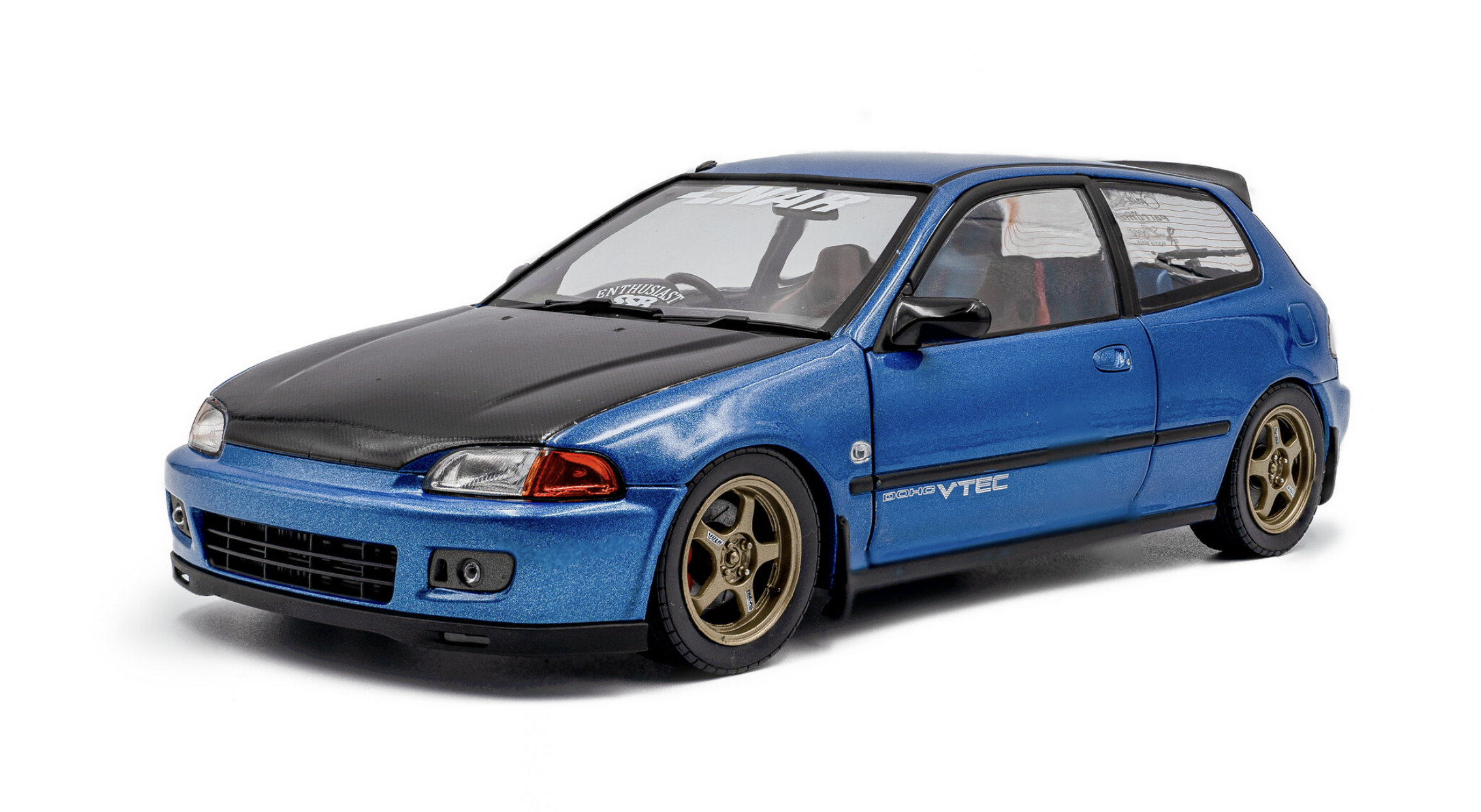 HONDA CIVIC (EG6) SOLIDO WORKS – COBALT BLUE PEARL – 1991 SOLIDO 1/18